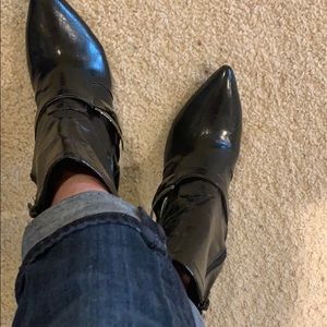 BCBG Ladies high heel booties.